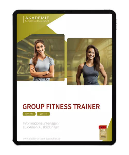 Informationsbroschüre group-fitness-trainer Ausbildung